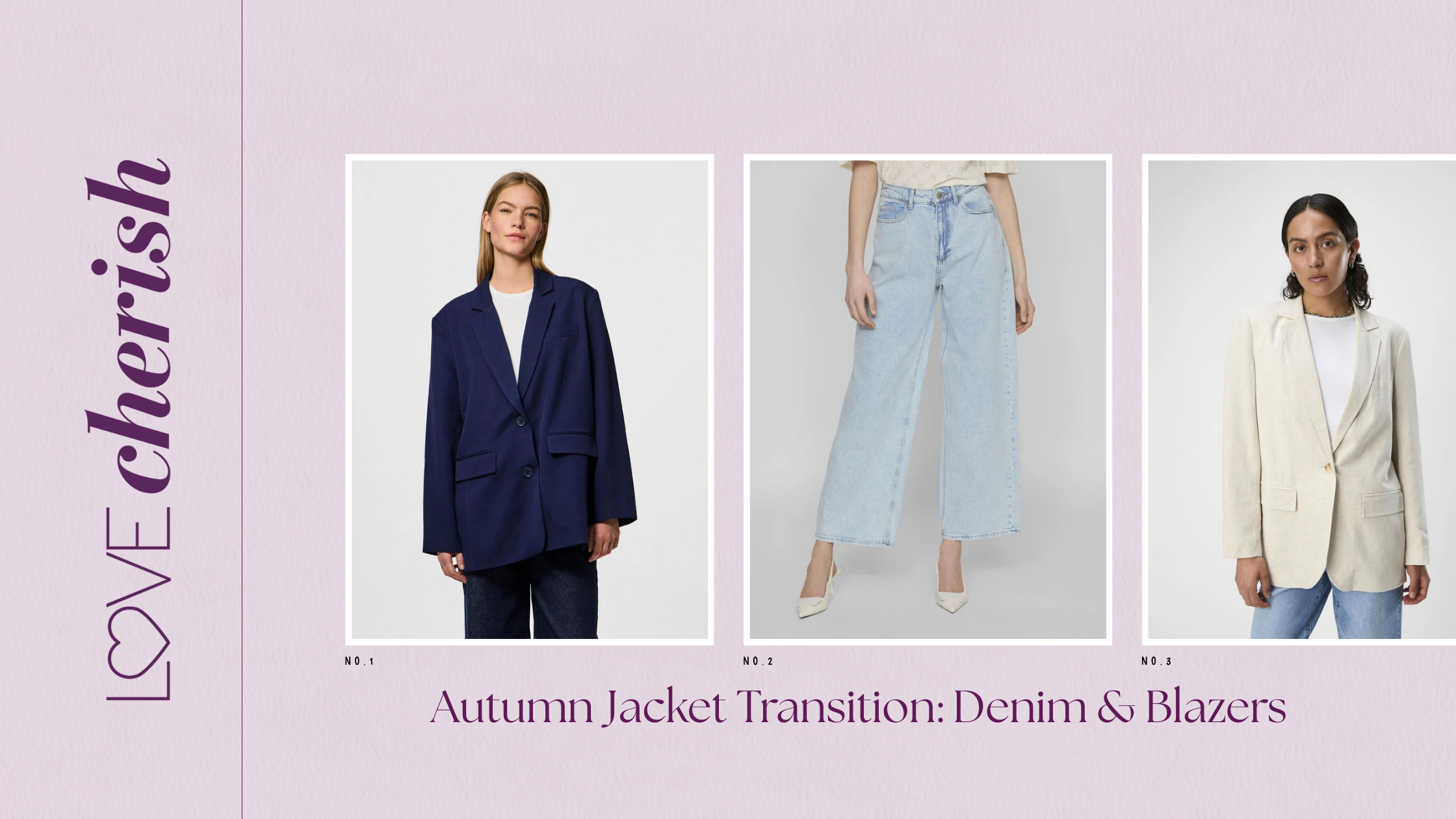 Transitional pieces: Denim & Blazers