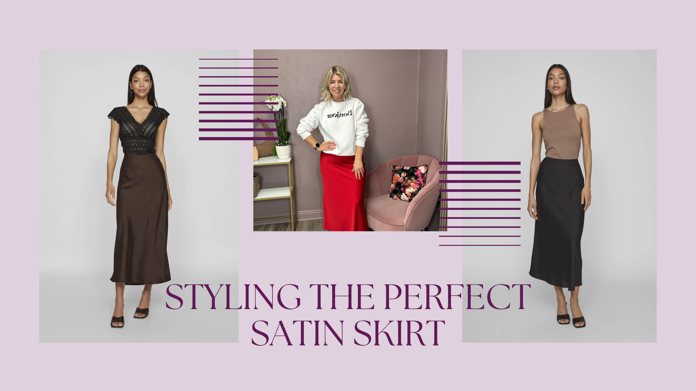 How we are styling our satin skirts!