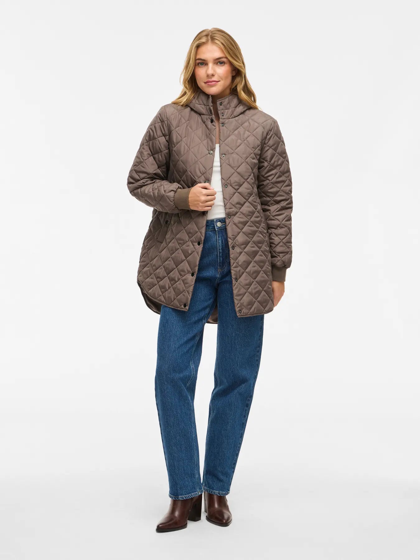 Tate Quilted Jacket (Falcon)