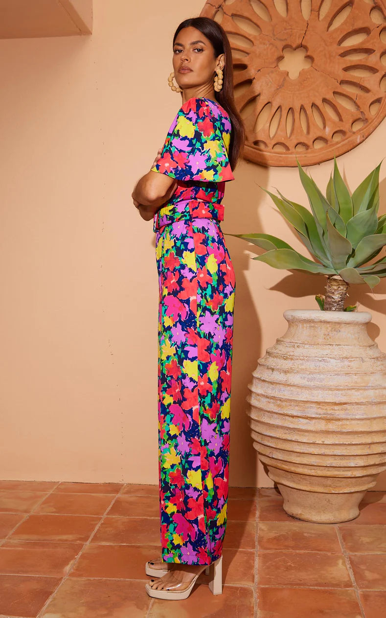 Saskia Jumpsuit In Vintage Floral (Reversible)