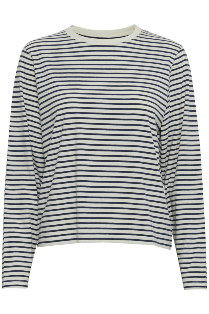 ALMIRA L/S TOP (TOTAL ECLIPSE STRIPE)