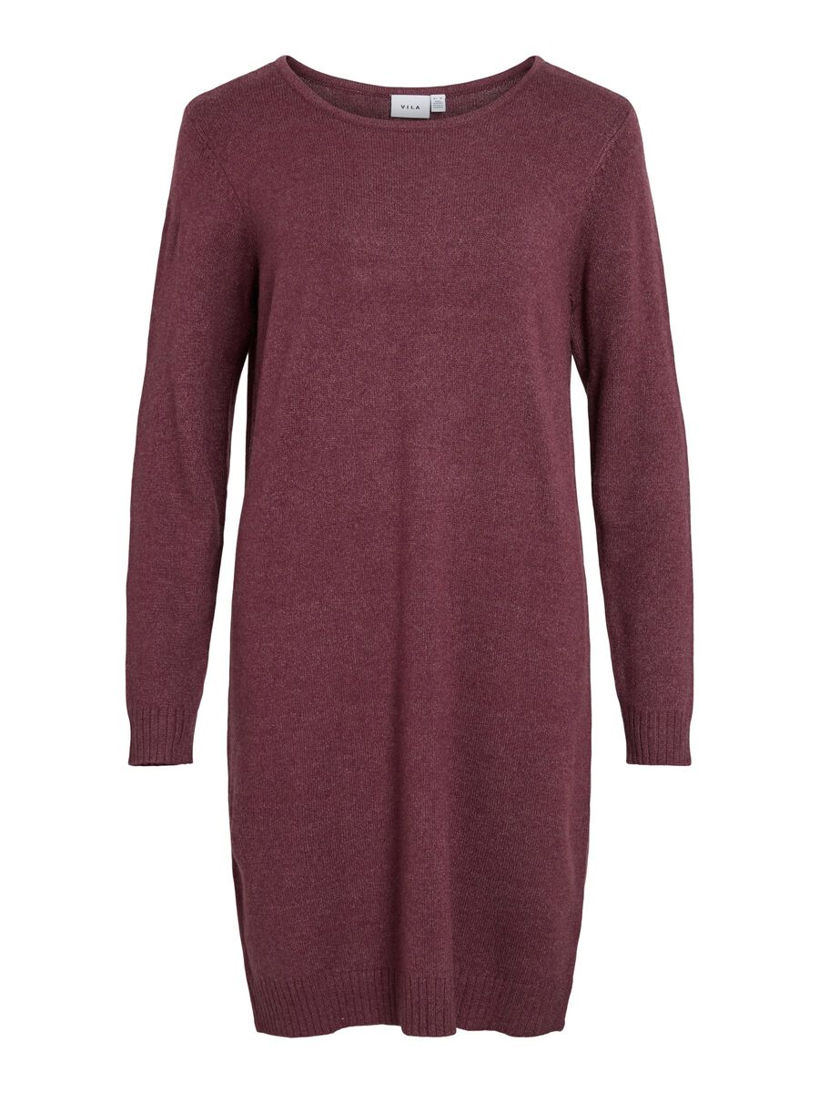 Sienna Knit Dress (Fig/Dark Melanage)