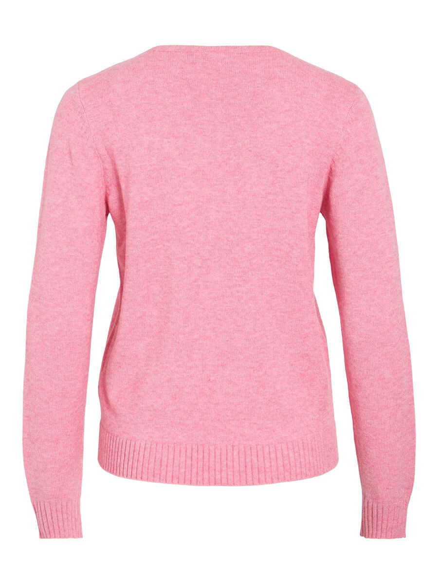 Miela V-Neck Jumper (Sangria Sunset)