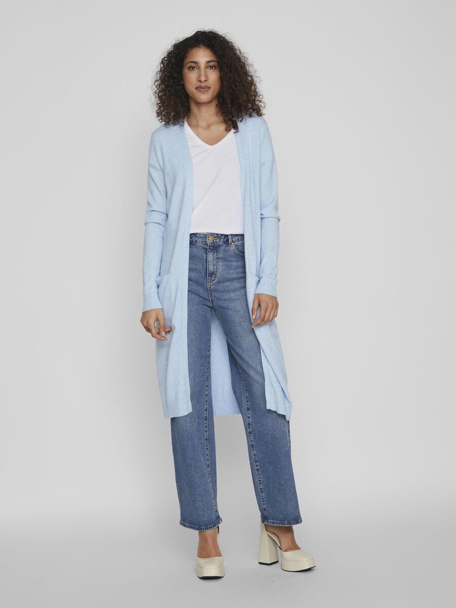 Sian Longline Cardigan (Kentucky Blue/Melange)