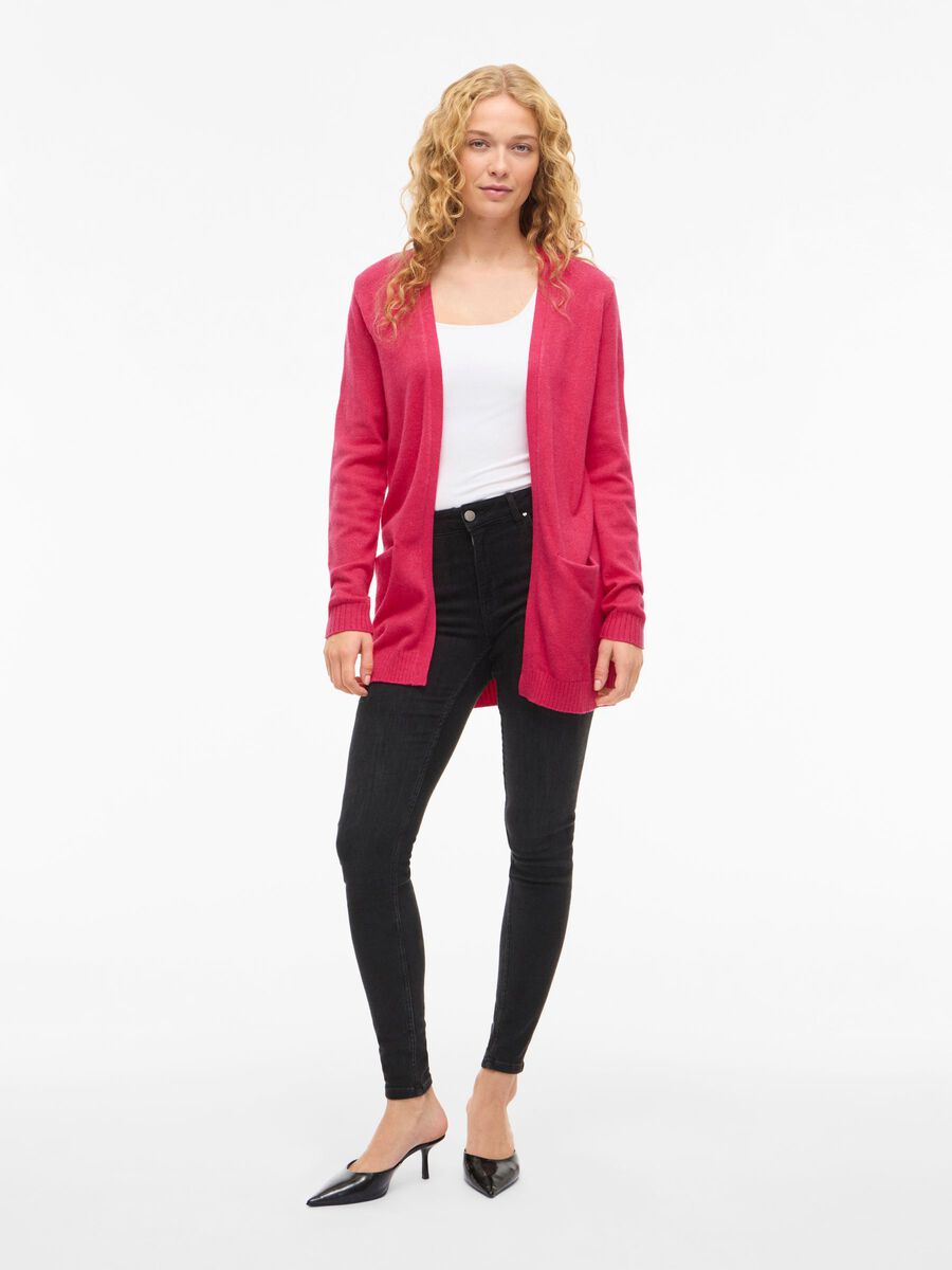 Ashley Open Knit Cardigan (Jazzy/Dark Melange)