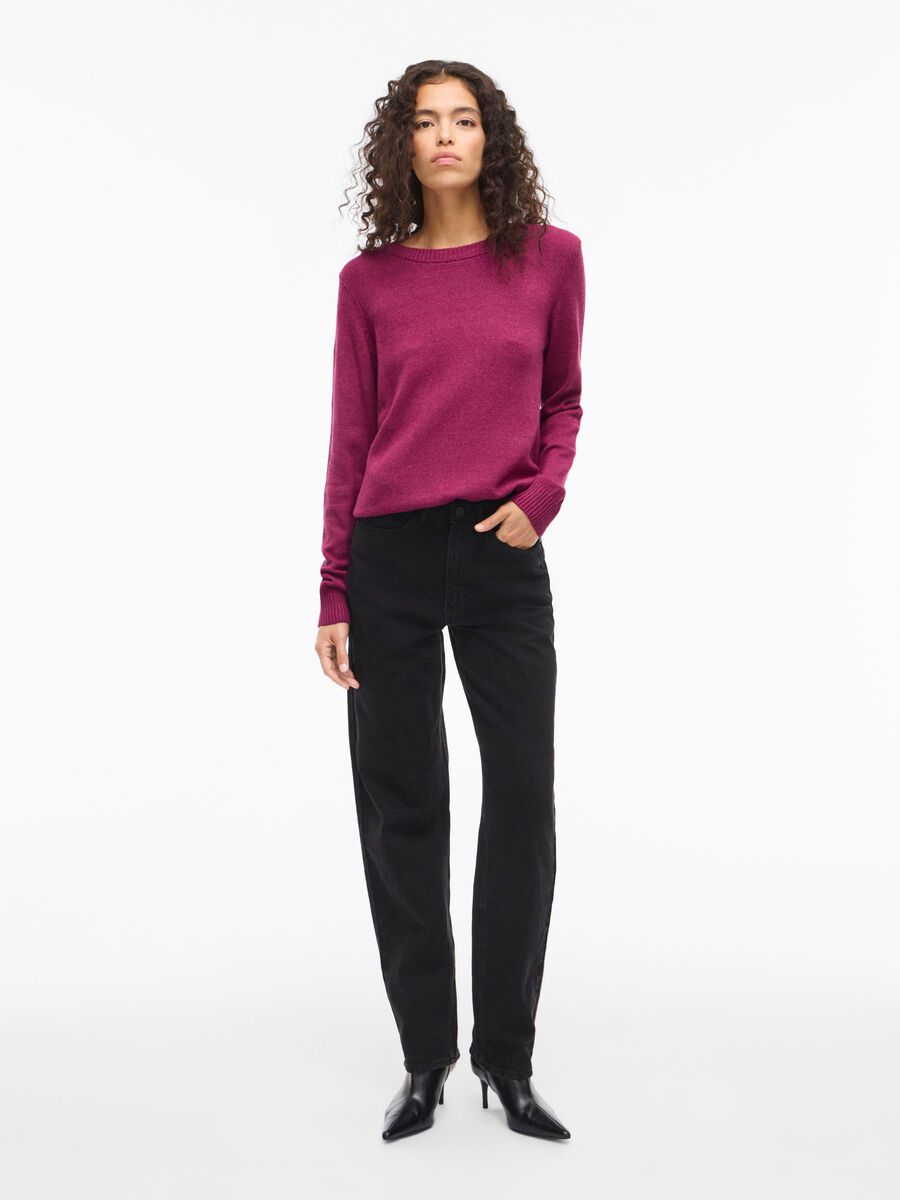 Floria Knitted Jumper (Boysenberry)