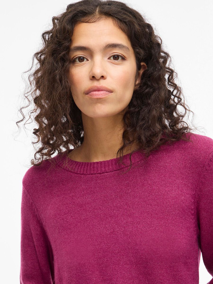 Floria Knitted Jumper (Boysenberry)