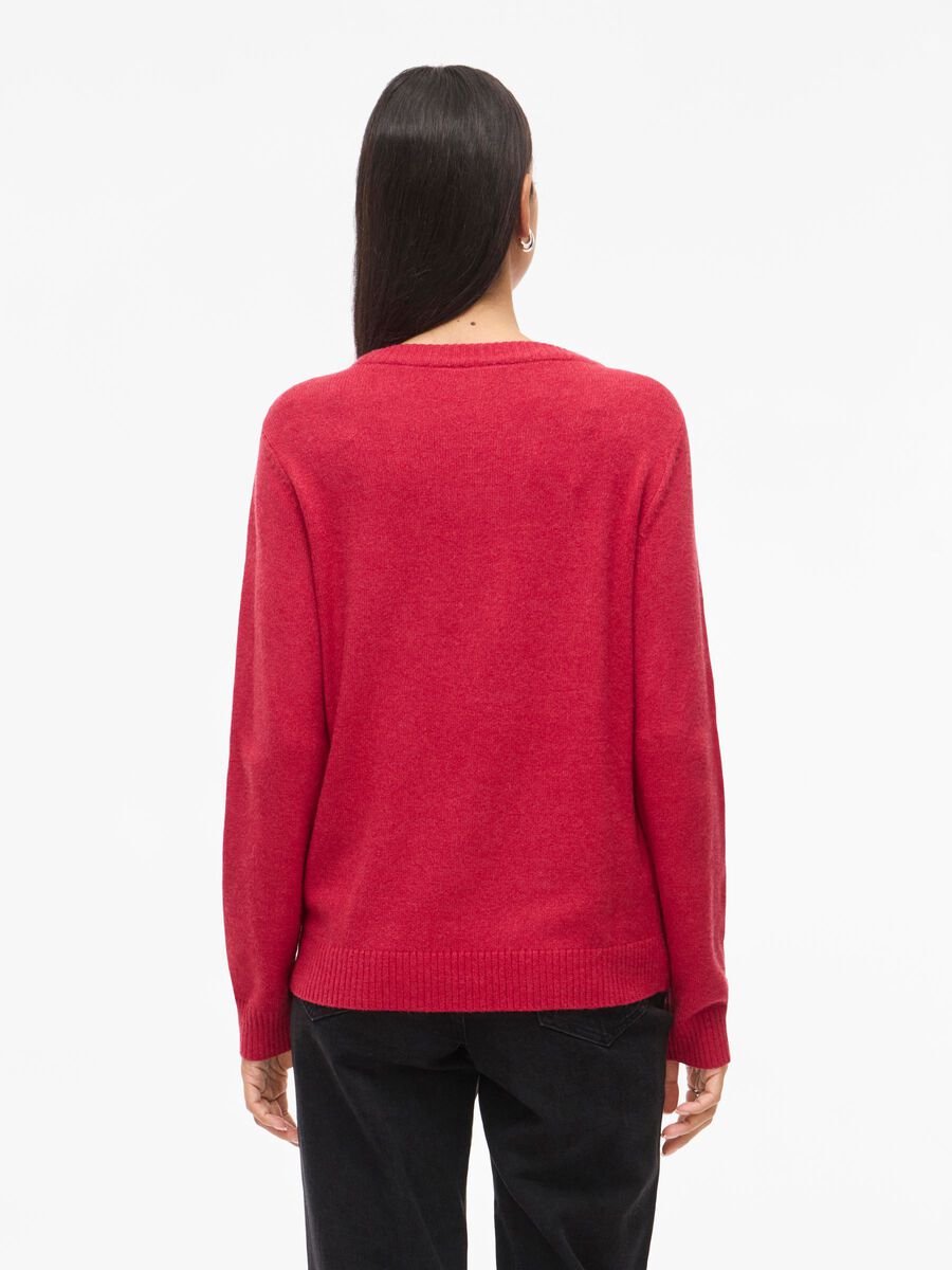 Floria Knitted Jumper (Jester Red)