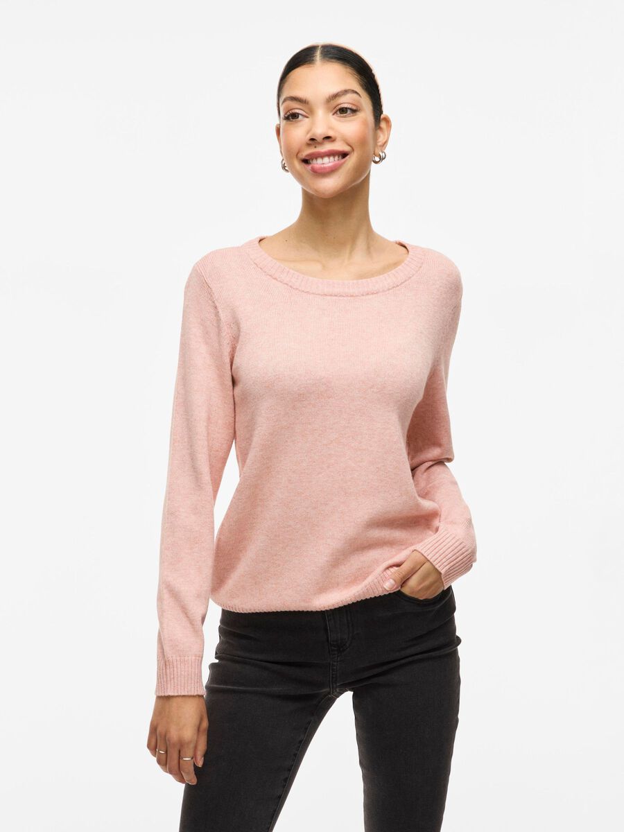Floria Knitted Jumper (Misty Rose)