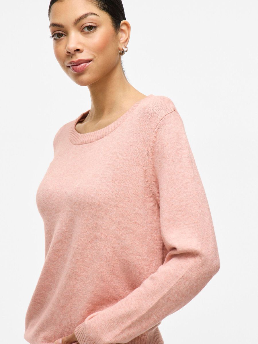 Floria Knitted Jumper (Misty Rose)