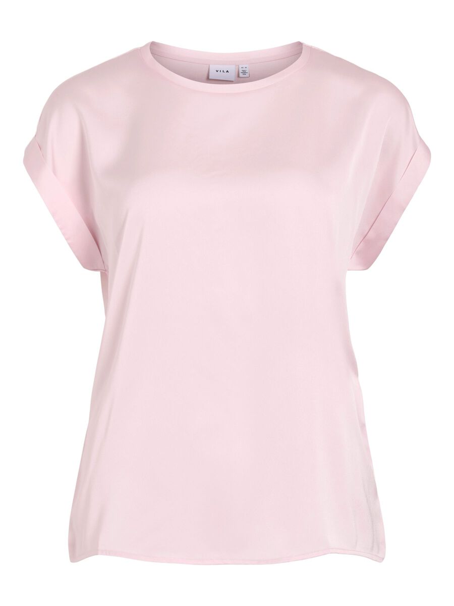Elle Satin Top (Cherry Blossom)