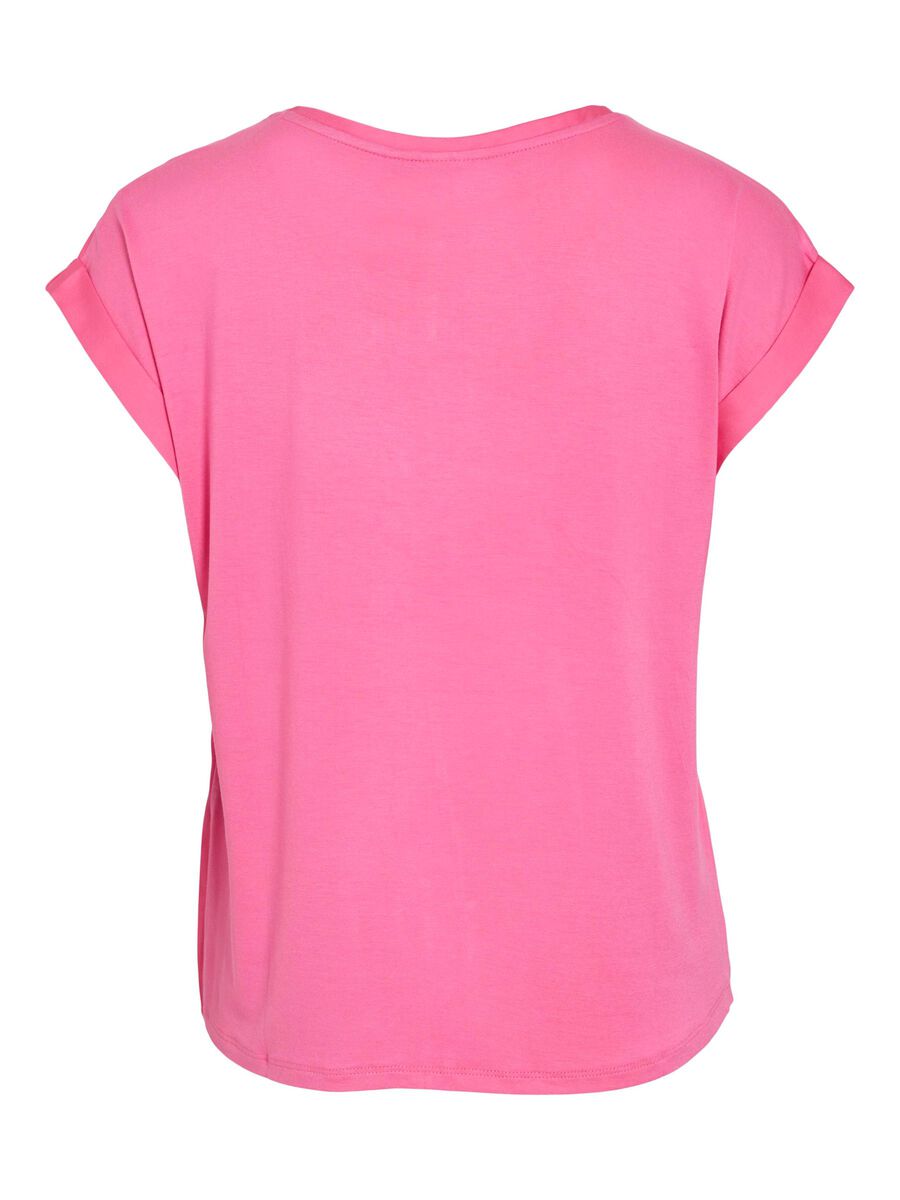 Elle Satin Top (Sangria Sunset)