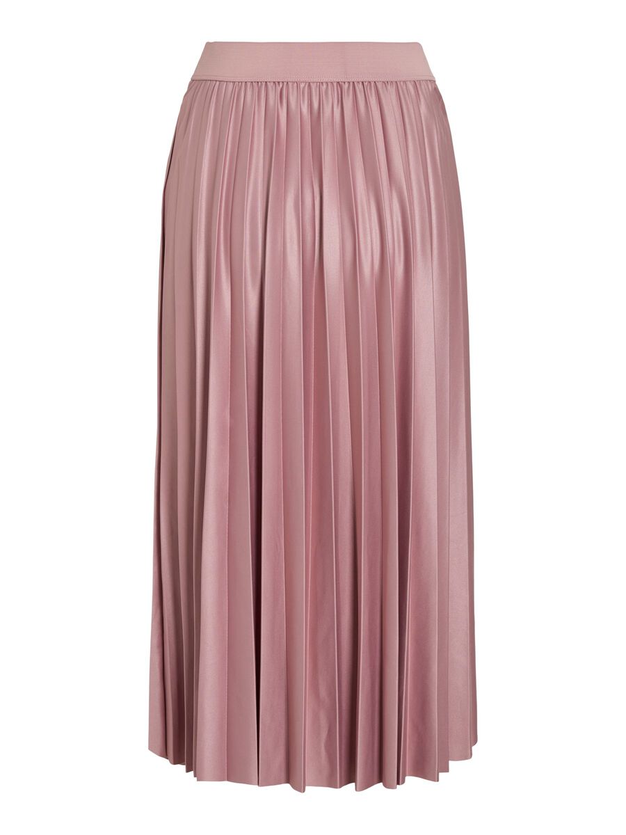 Viv Pleated Midi Skirt (Nostalgia Rose)