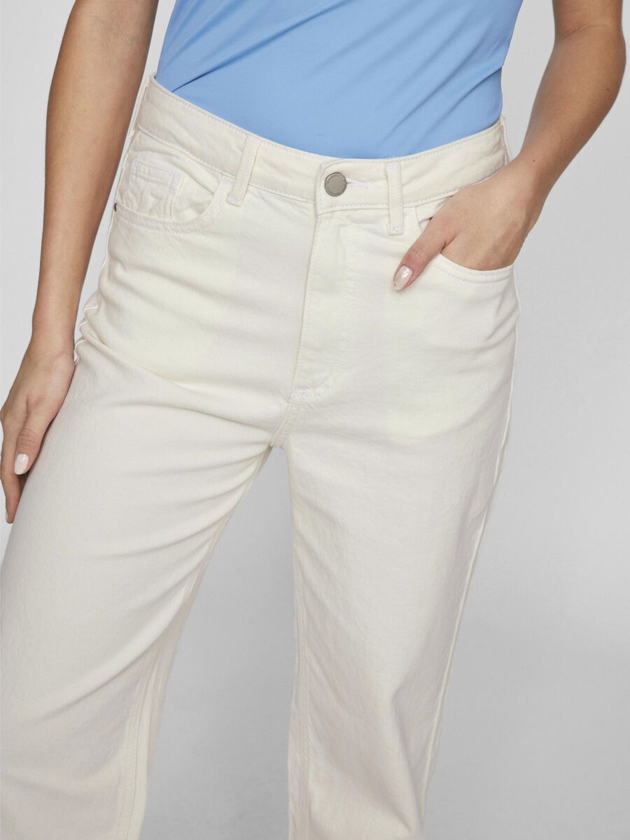 Kelly High Waist Jeans (Cloud Dancer)