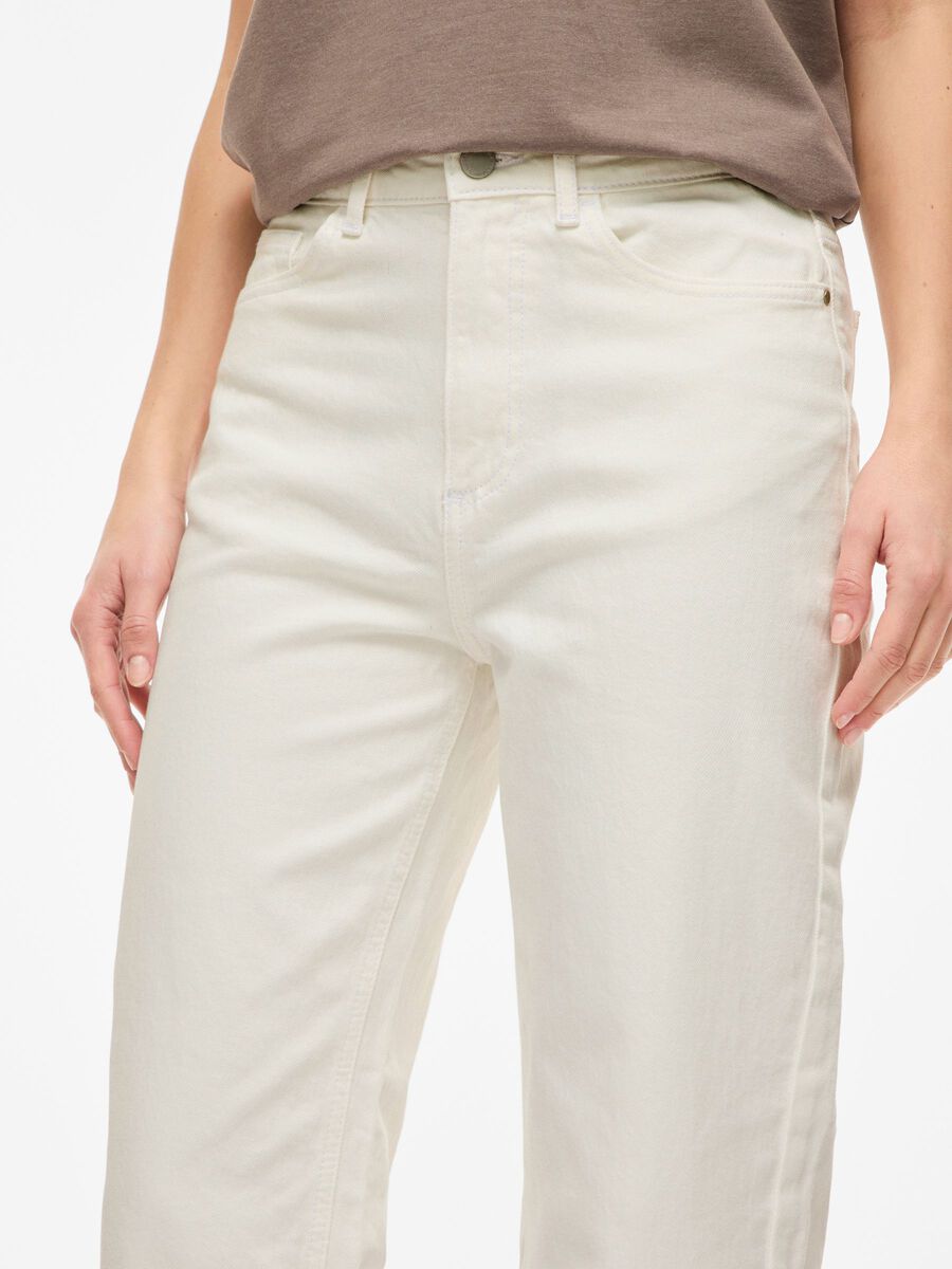 Kelly High Waist Jeans (Cloud Dancer)