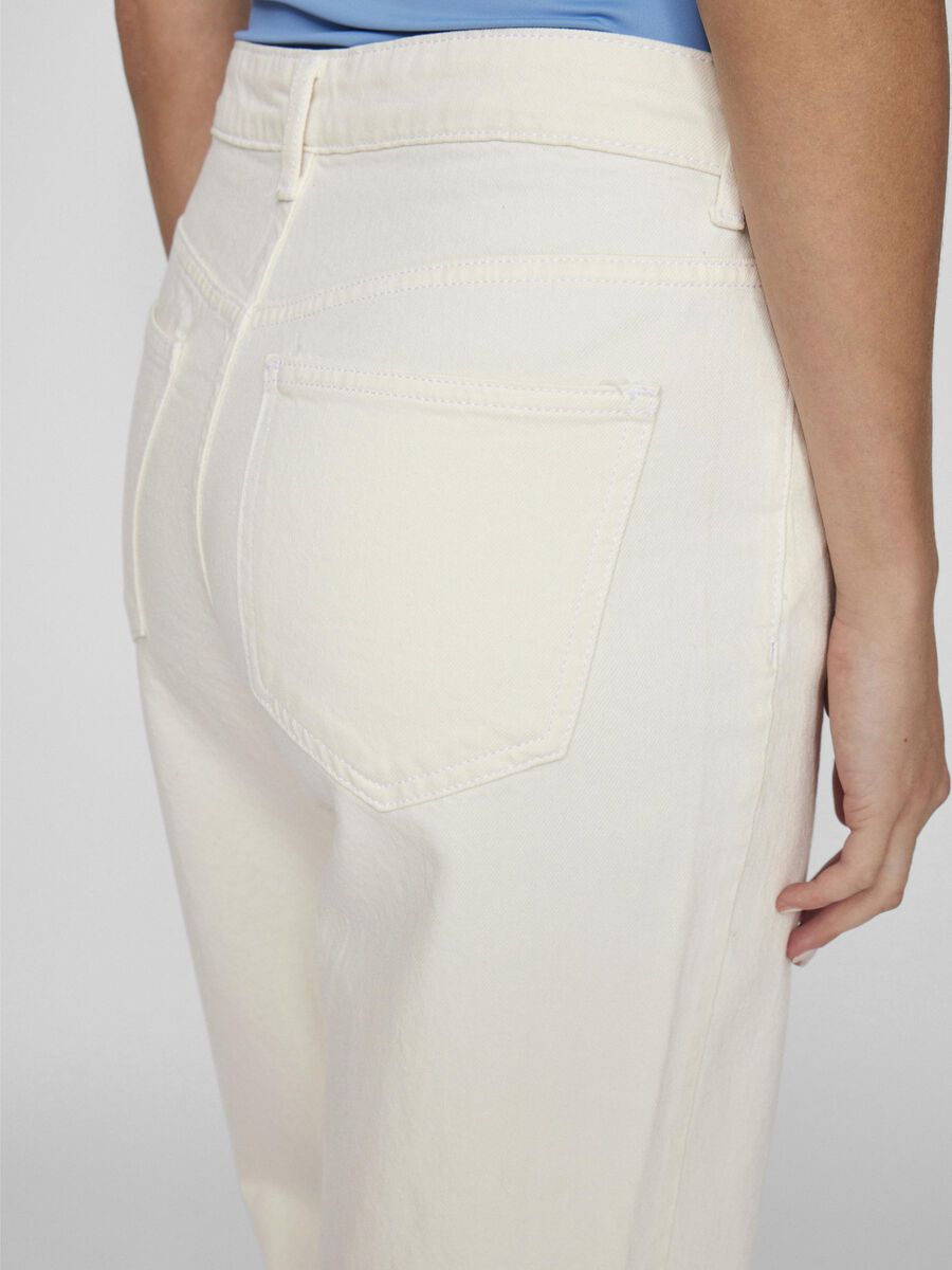 Kelly High Waist Jeans (Cloud Dancer)