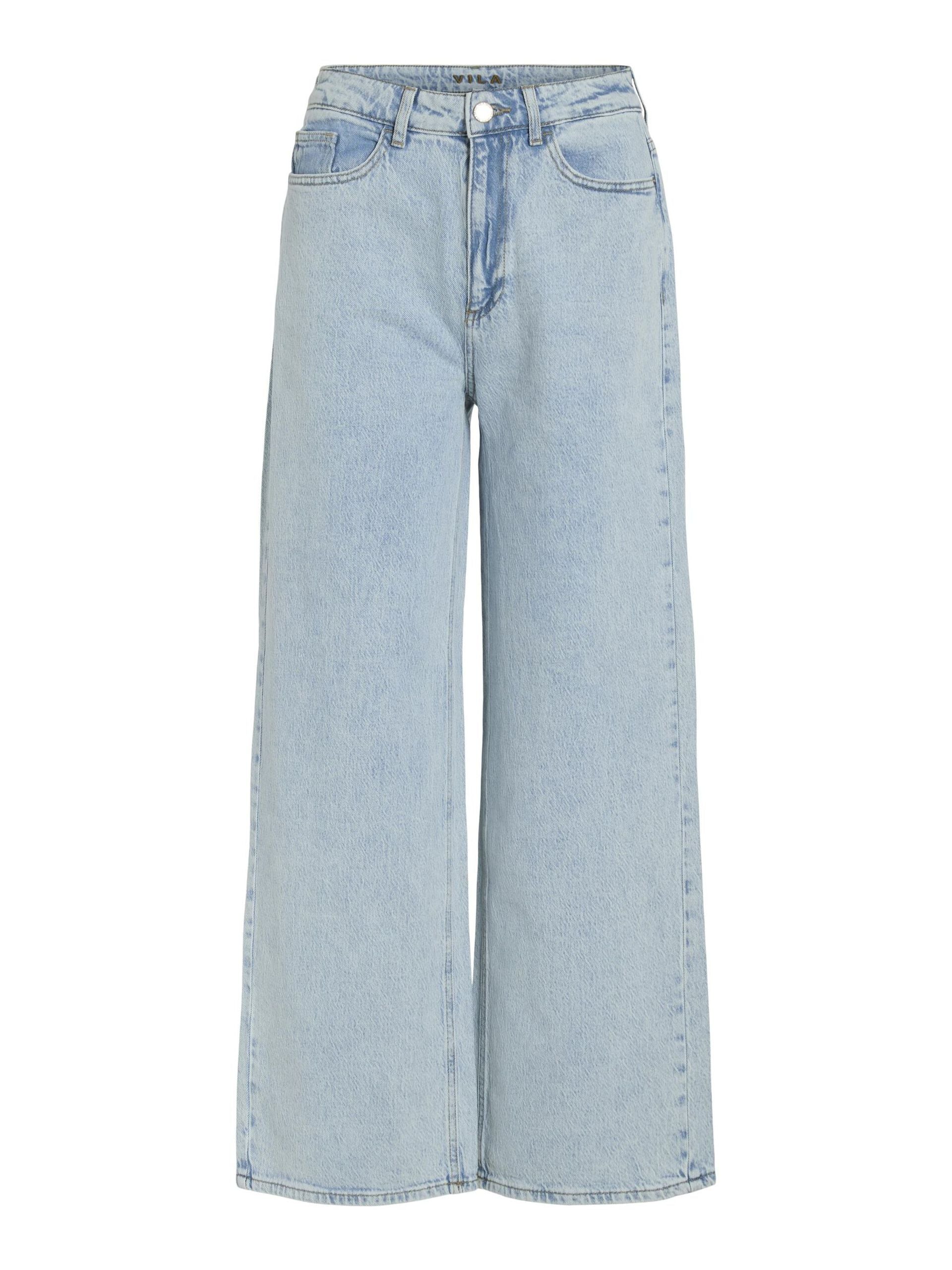 Freya Wide Leg Jeans Regular (Light Blue Denim)