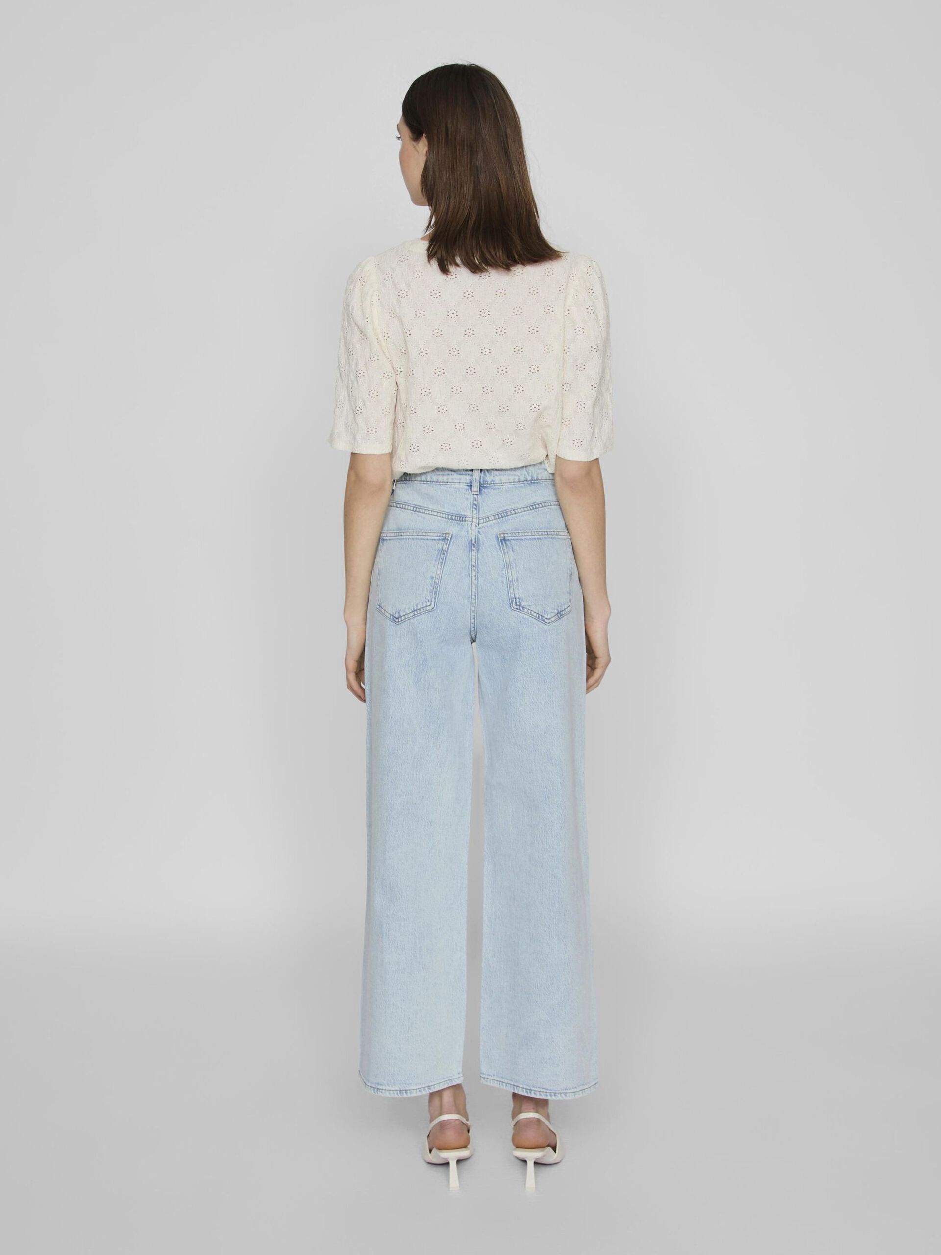 Freya Wide Leg Jeans Regular (Light Blue Denim)
