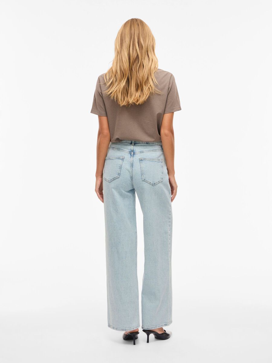 Freya Wide Leg Jeans Long (Light Blue Denim)