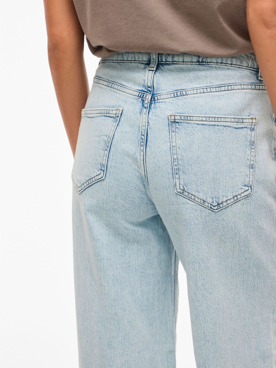 Freya Wide Leg Jeans Long (Light Blue Denim)