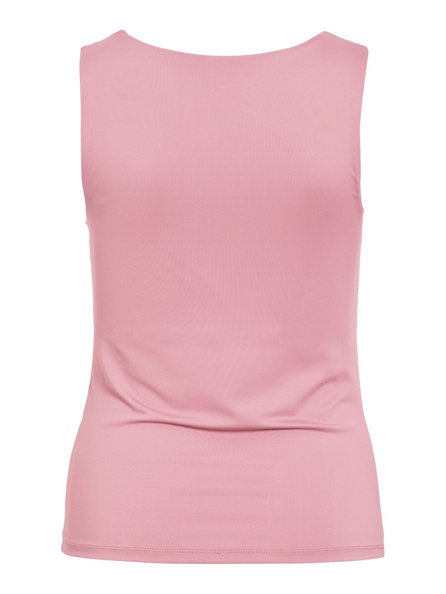 Kennza O-Neck Tank Top (Rose)