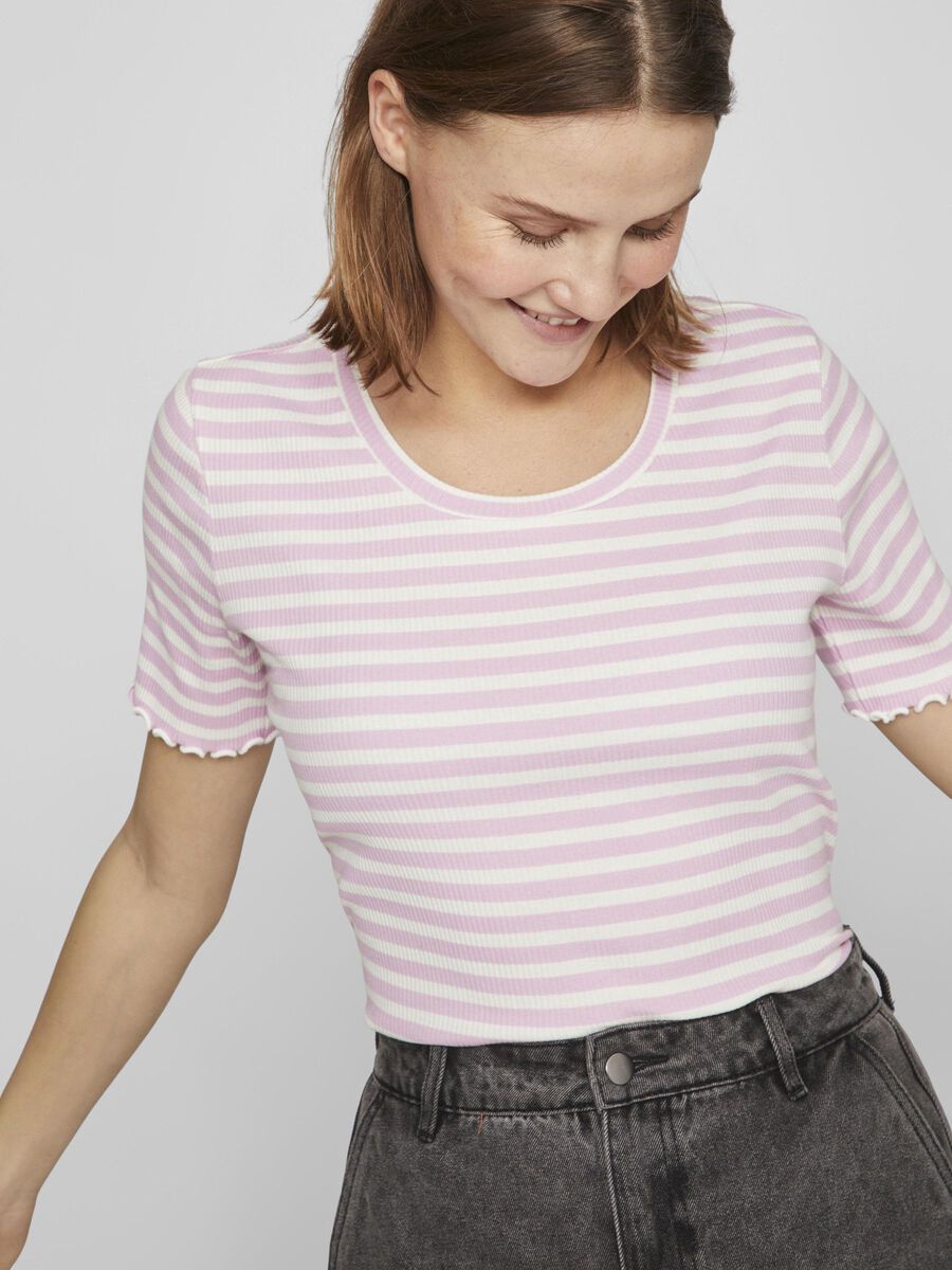Thessa T-Shirt (Pink/White)