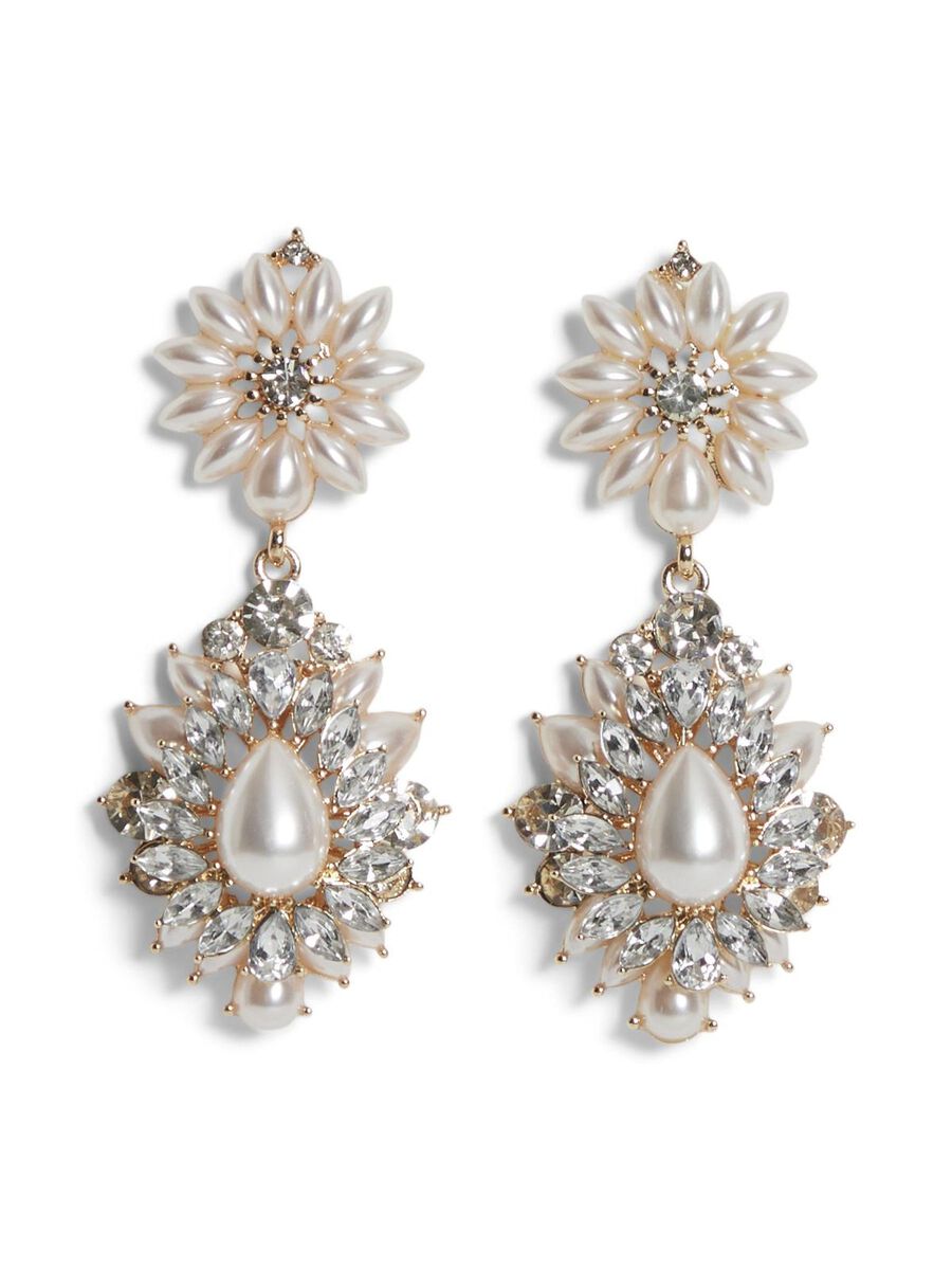 KENNA DROP EARRINGS (GOLD/PEARL)