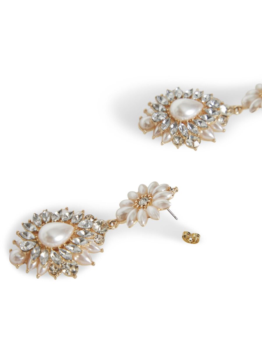 KENNA DROP EARRINGS (GOLD/PEARL)