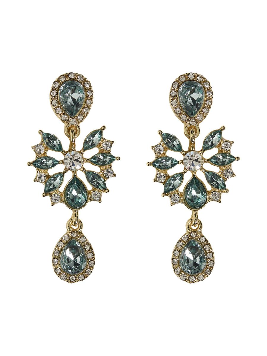 MYRA EARRINGS (GOLD/TURQUOISE)