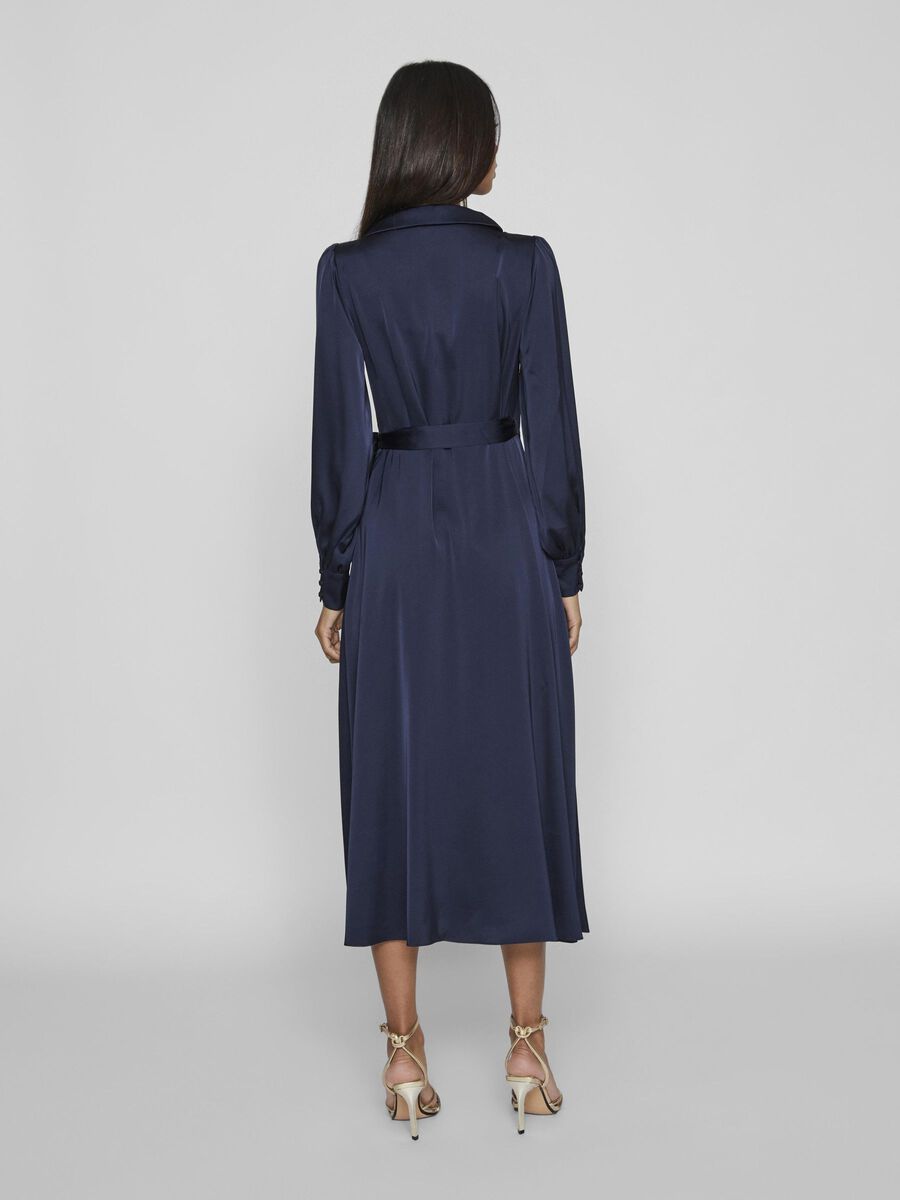 Vienna Wrap Dress (Navy)