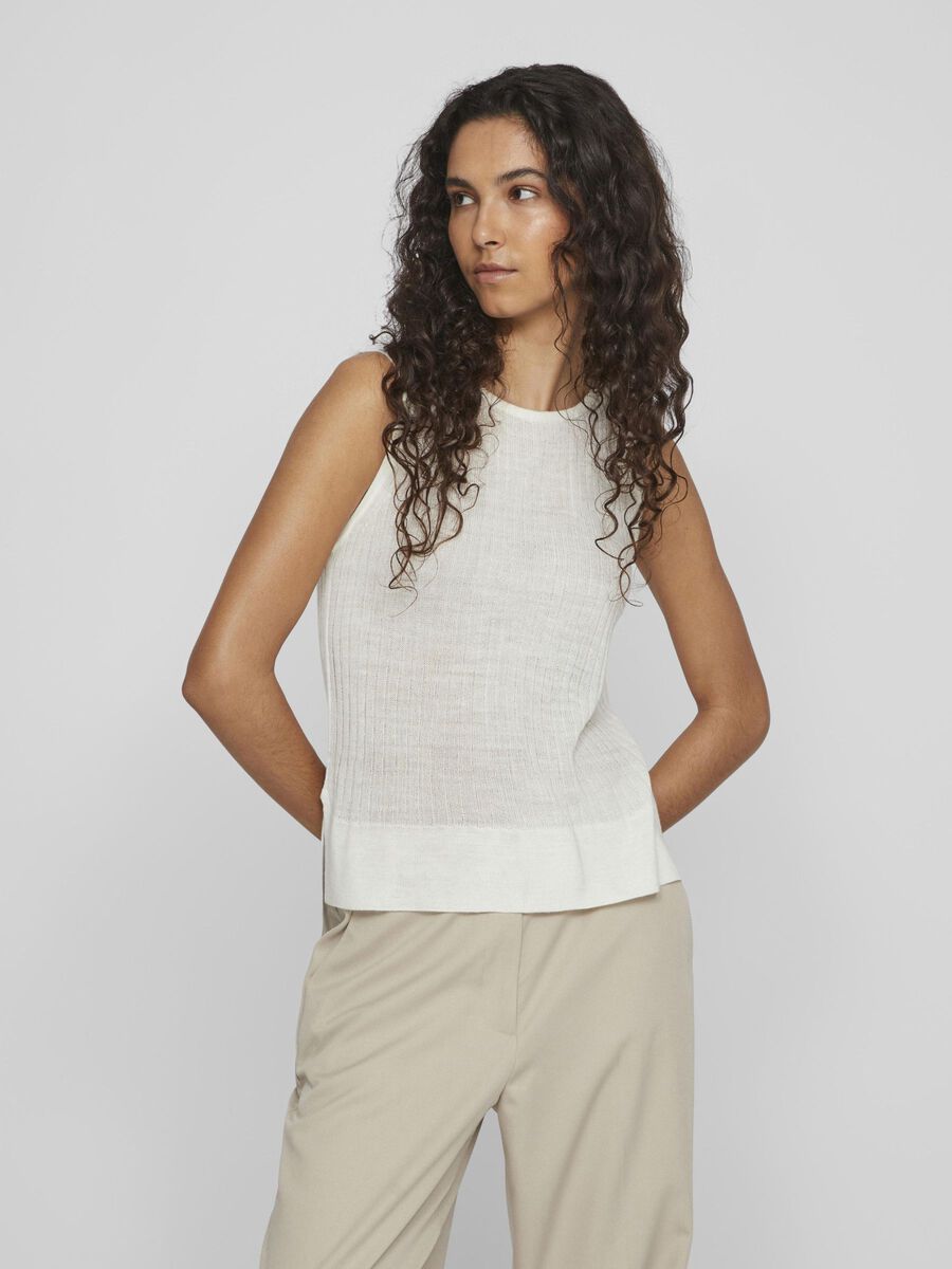 Andie Knit Top (Egret)