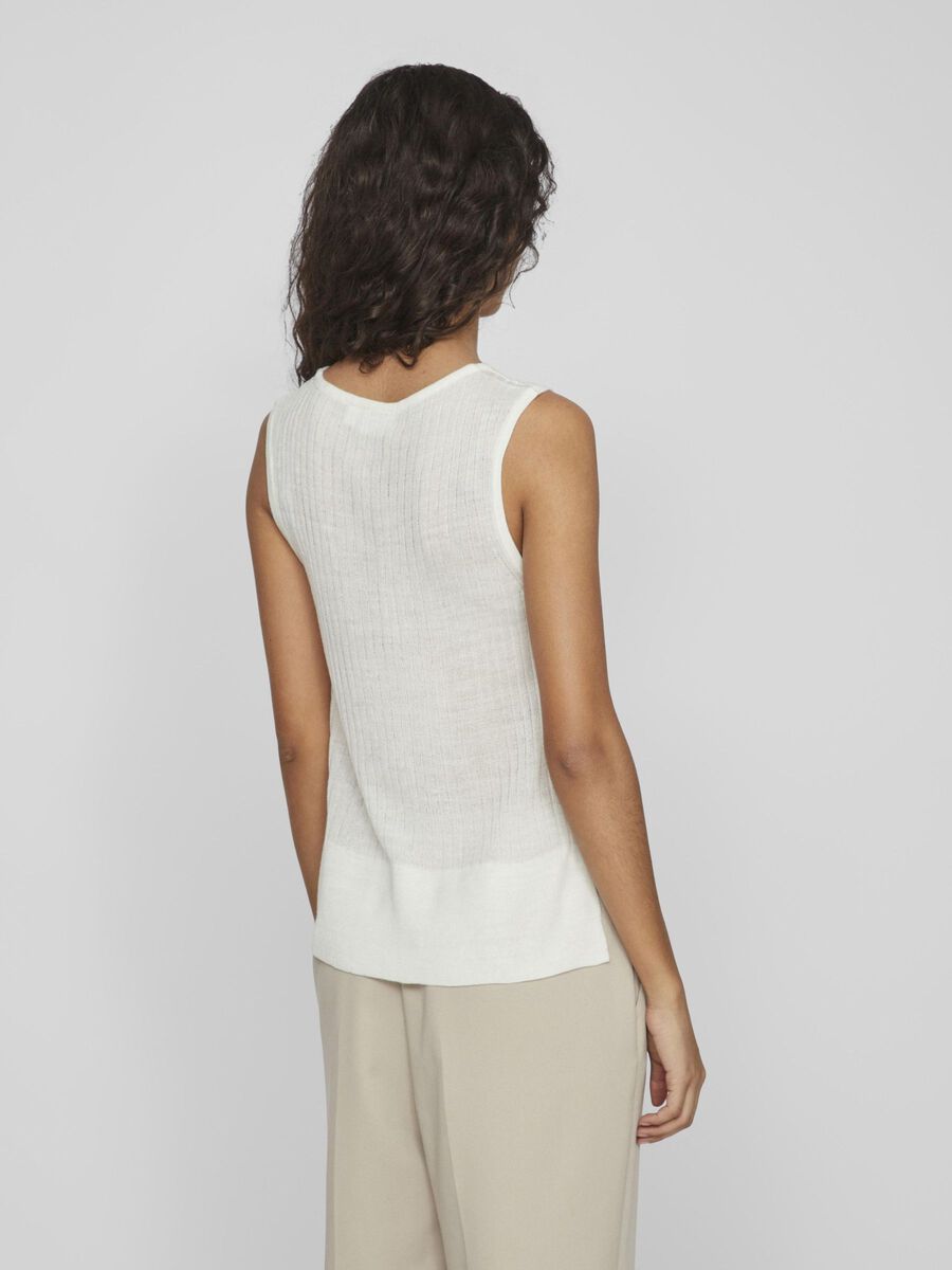 Andie Knit Top (Egret)