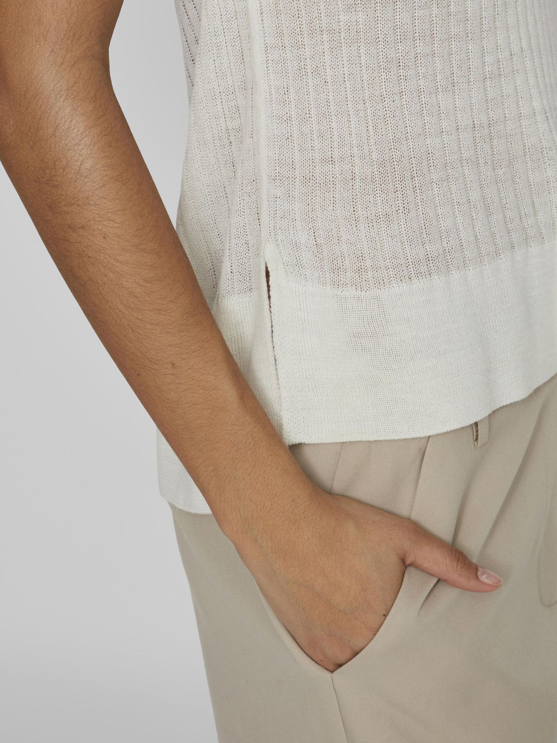 Andie Knit Top (Egret)