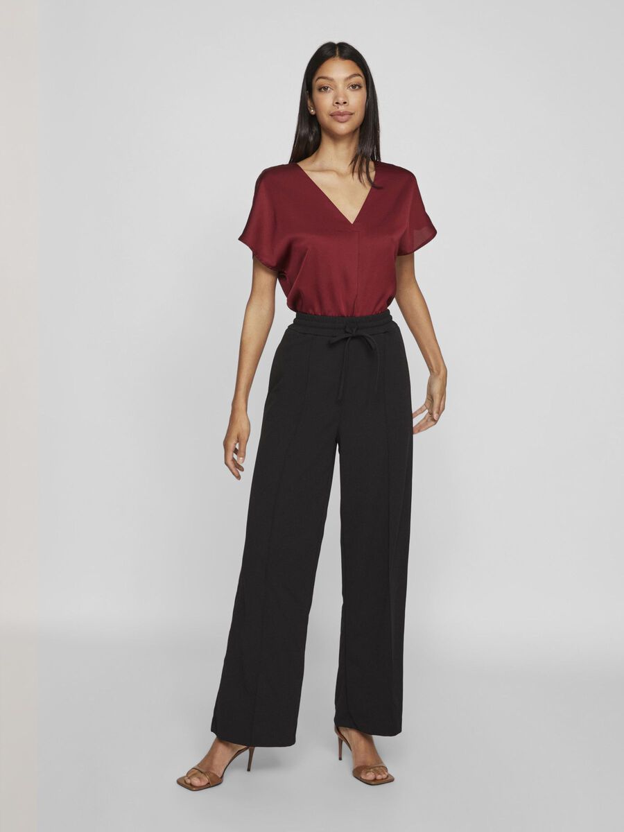 Luna Wide Leg Pants (Black Beauty)