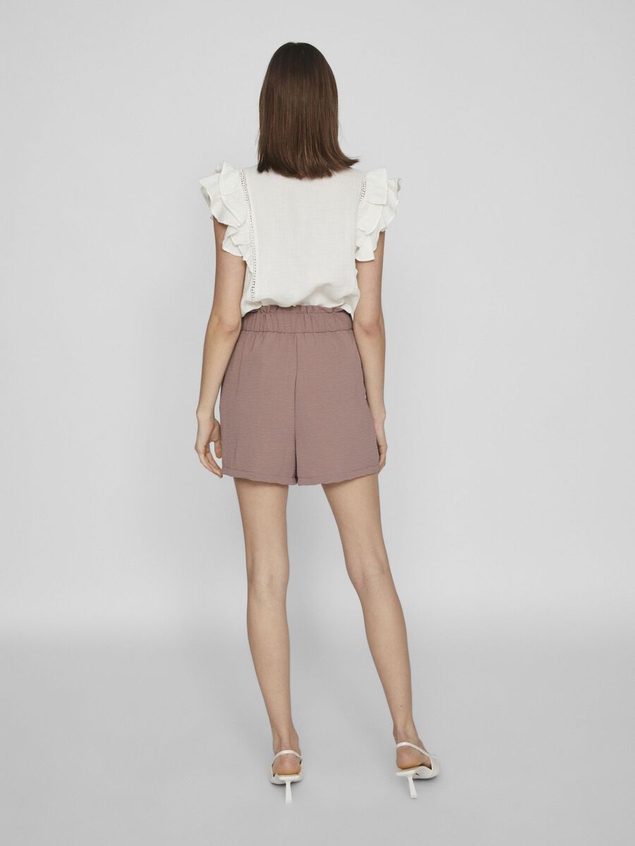 Rella Paperbag Shorts (Mauve)