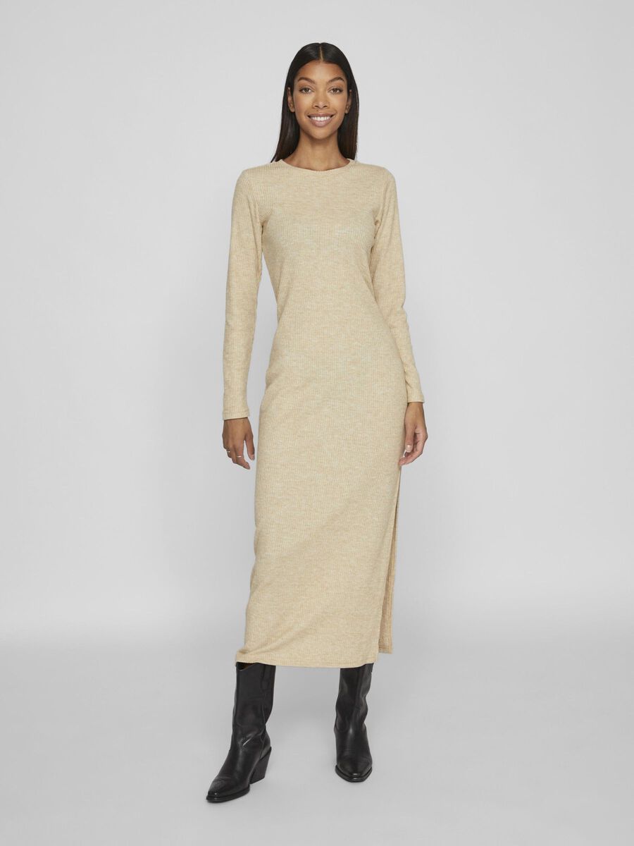 MADDIE LONG SLEEVE MAXI DRESS (BIRCH)