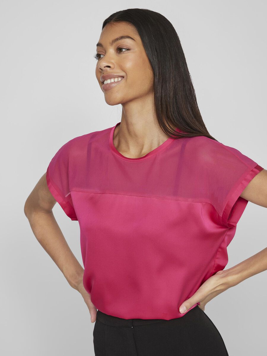 Elle Satin Top (Cabaret)