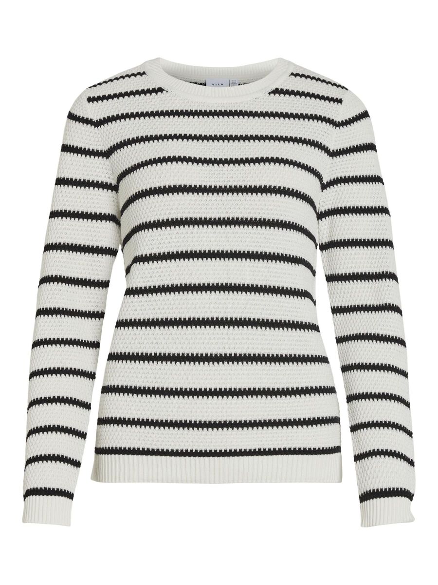 Dalo Stripe Jumper (White/Black)