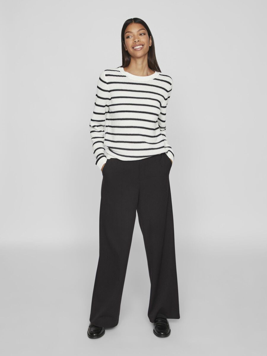 Dalo Stripe Jumper (White/Black)
