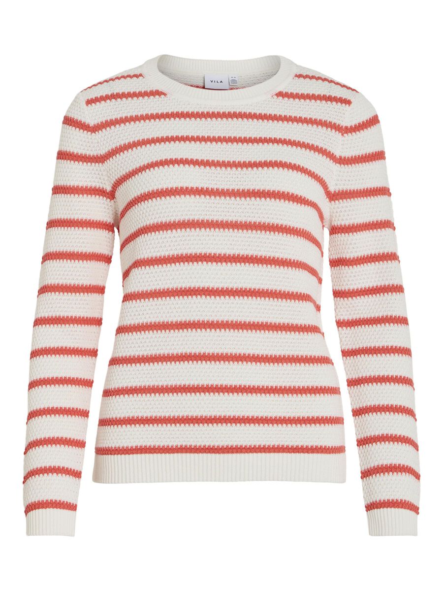 Dalo Stripe Jumper (White/Dubarry)