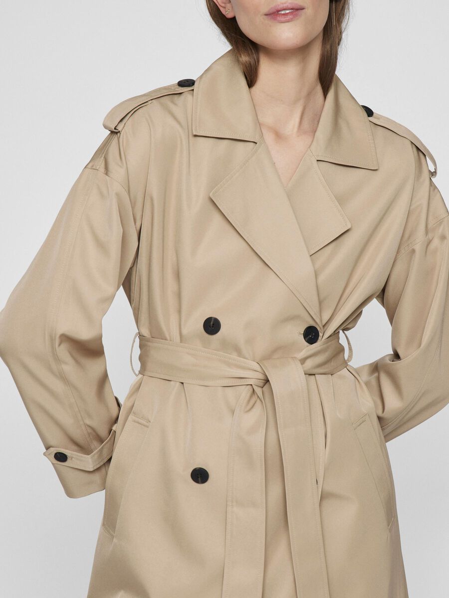 Adel Long Trench Coat (Savannah Tan)