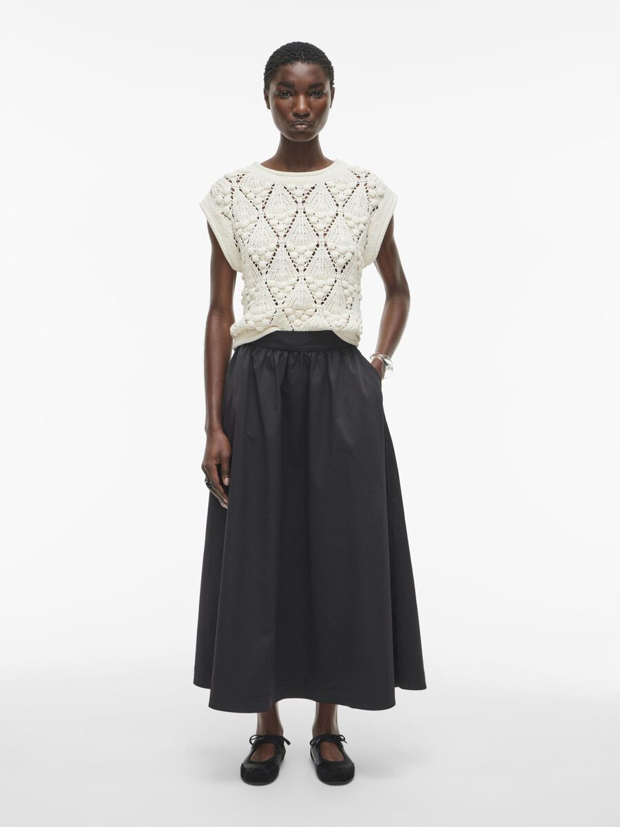 Melissa High Waisted Maxi Skirt (Meteorite)