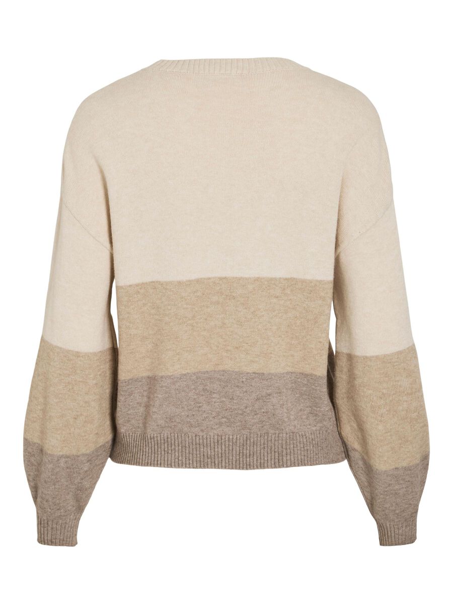 Riana Knit Jumper (Natural Melange/Fungi)