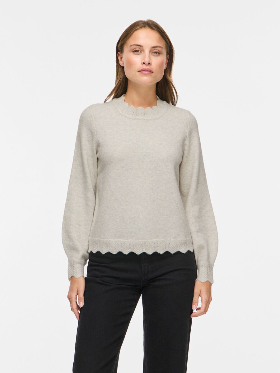 Kola Knit Jumper (Superlight/Natural Melange)