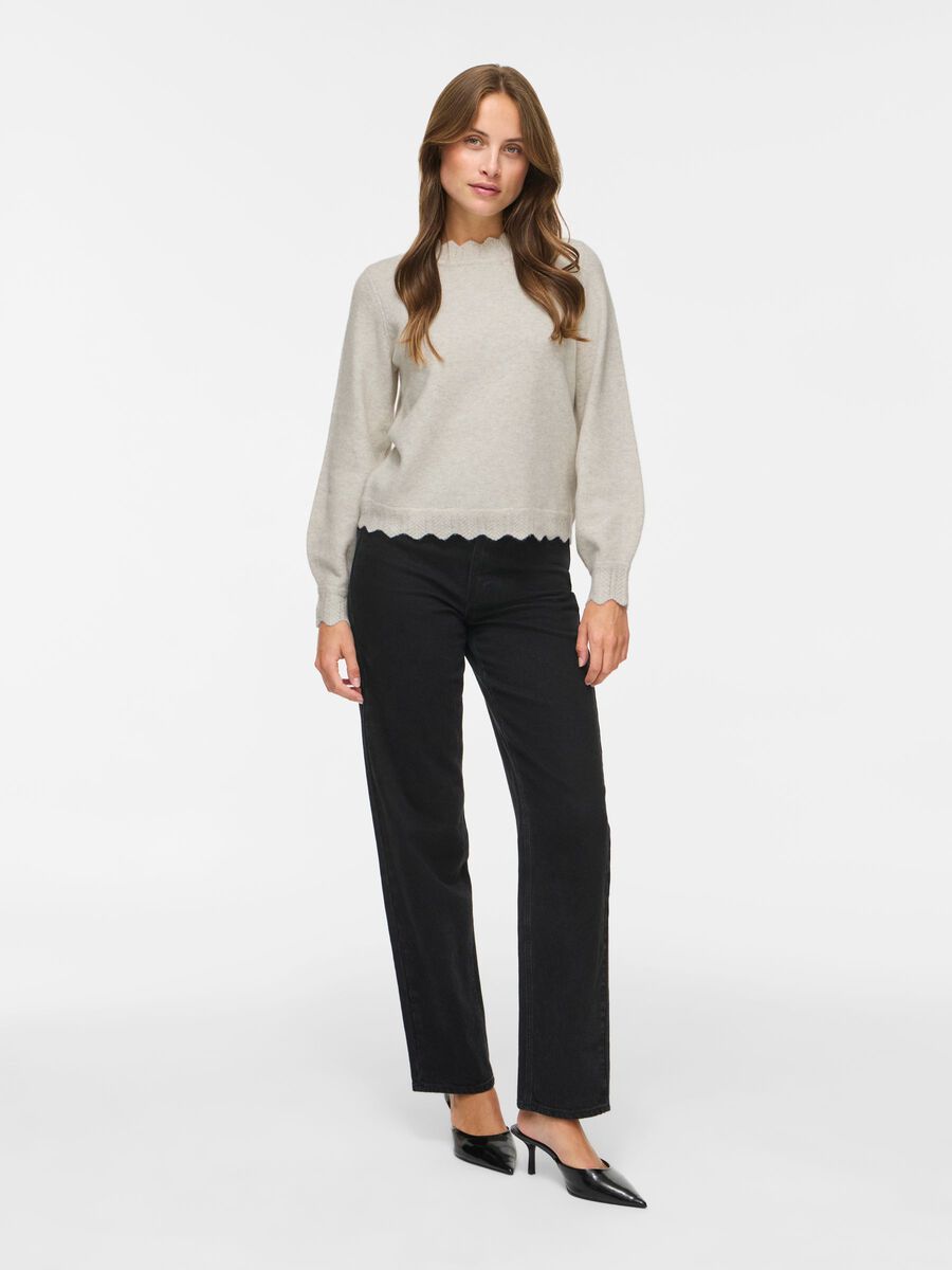 Kola Knit Jumper (Superlight/Natural Melange)