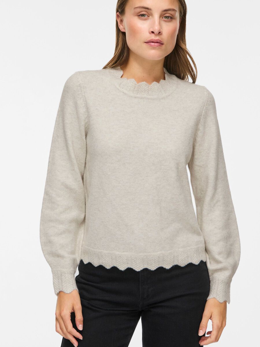Kola Knit Jumper (Superlight/Natural Melange)