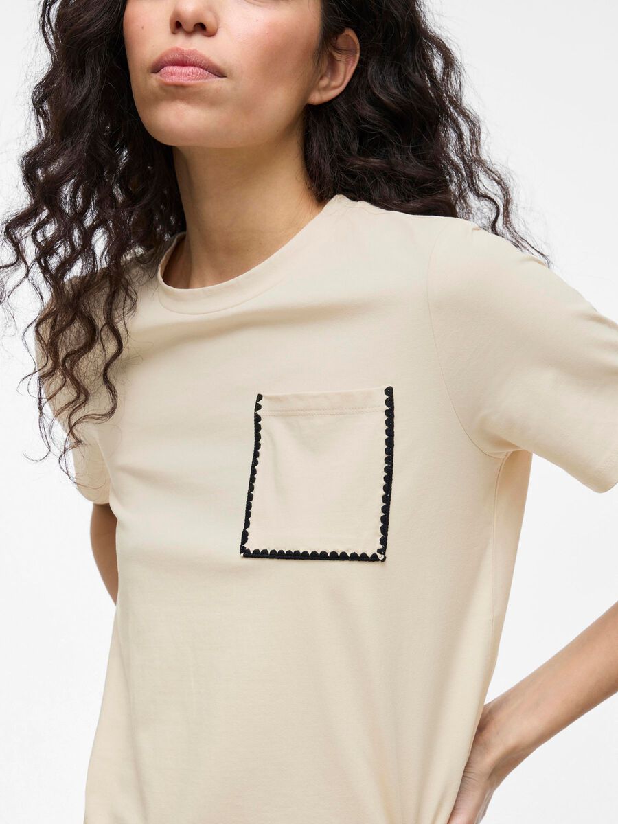 Beata T-Shirt (Birch/Embroidered)