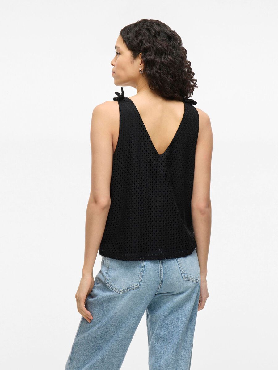 Veronica Sleeveless Top (Black Beauty)