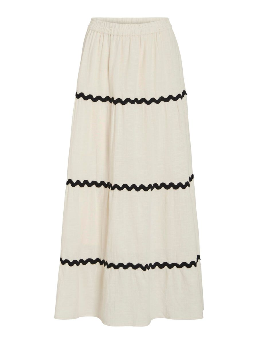 Manda High Waisted Maxi Skirt (Birch)