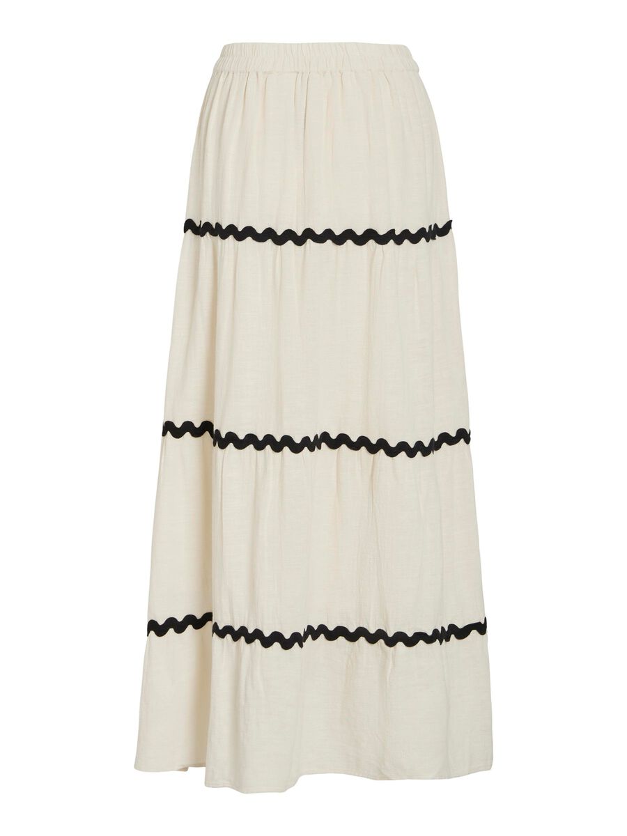 Manda High Waisted Maxi Skirt (Birch)